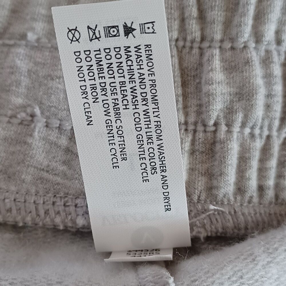 Velocity Terry Molly Women’s L Gray Pintuck Sweatpants Drawstring Pockets NWT - Picture 12 of 12